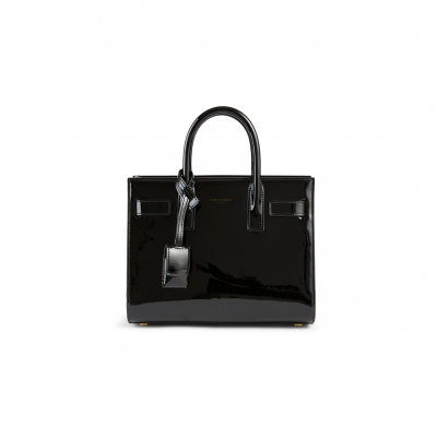 YSL SAC DE JOUR IN PATENT LEATHER-NANO 5000198594 (22*18*10.5cm)